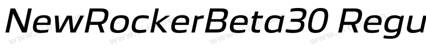 NewRockerBeta30 Regu字体转换 NewRockerBeta30 Regu字体转换